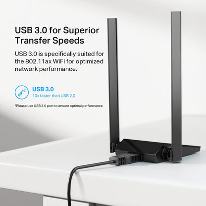 TP-Link Archer TX20U Plus - AX1800 Dual Antennas High Gain Wireless USB Adapter متجر نصر
