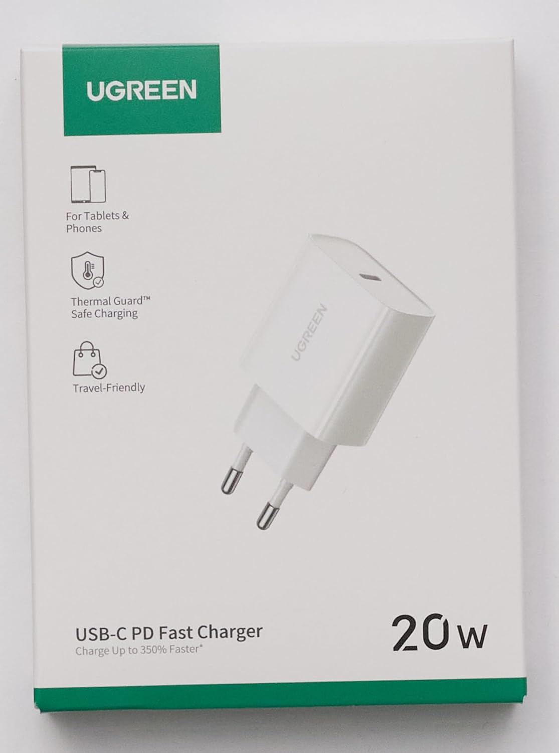 UGREEN 20W USB C Charger USB C Power Adapter Charging Plug / 60450