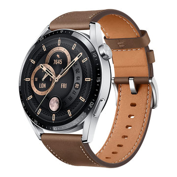 Huawei GT3 Smart Watch (Leather Strap ) With Gift Honor Choice Earbuds X5 -F متجر نصر