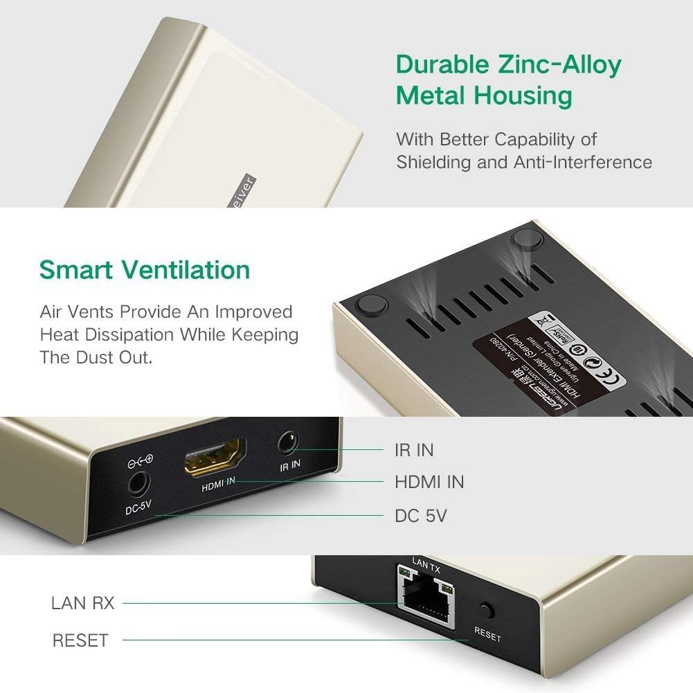 UGREEN HDMI Extender Transmitter 120m (Needs Receiver/s) -40280