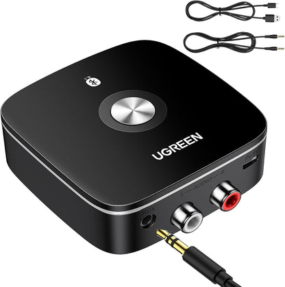 UGREEN Bluetooth 5.1 Audio Receiver for HiFi With 3.5mm Aux and 2 RCA Ports | 40759P