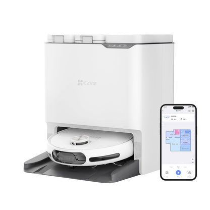 EZVIZ RS20 Max Robot 13000Pa Vacuum & Mop Auto-Empty Smart Cleaning System متجر نصر