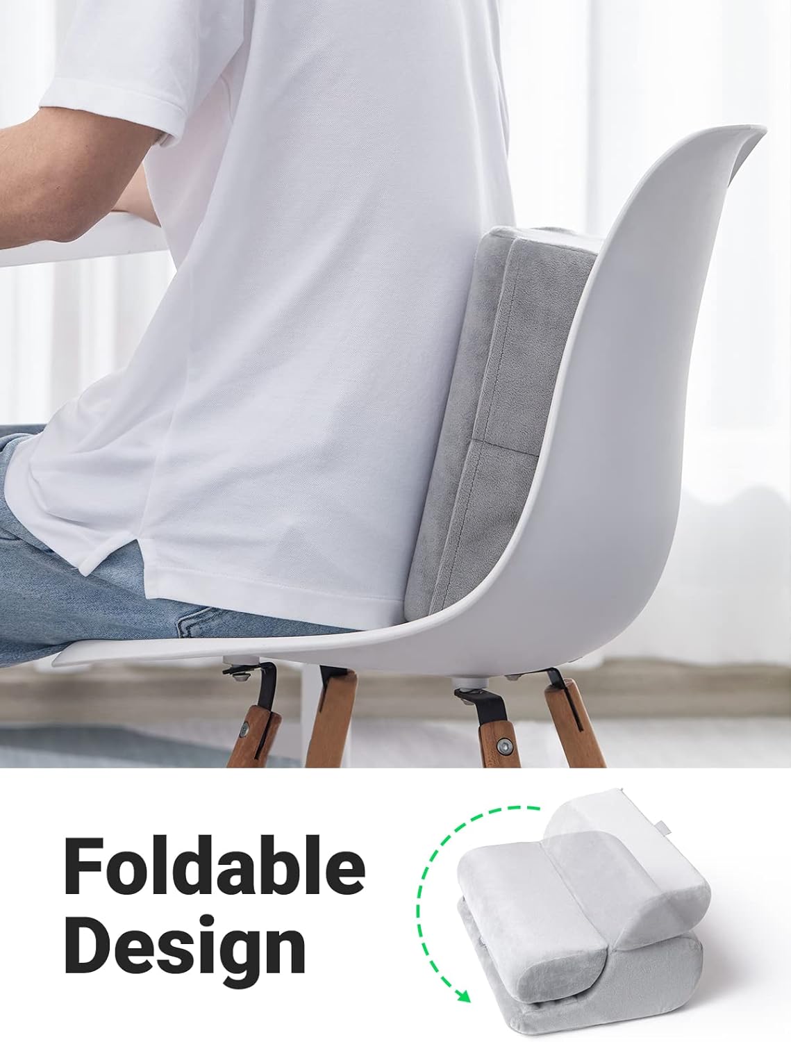 UGREEN Rubber Foldable Tablet Stand Phone Pillow (Grey) /60646 - متجر نصر