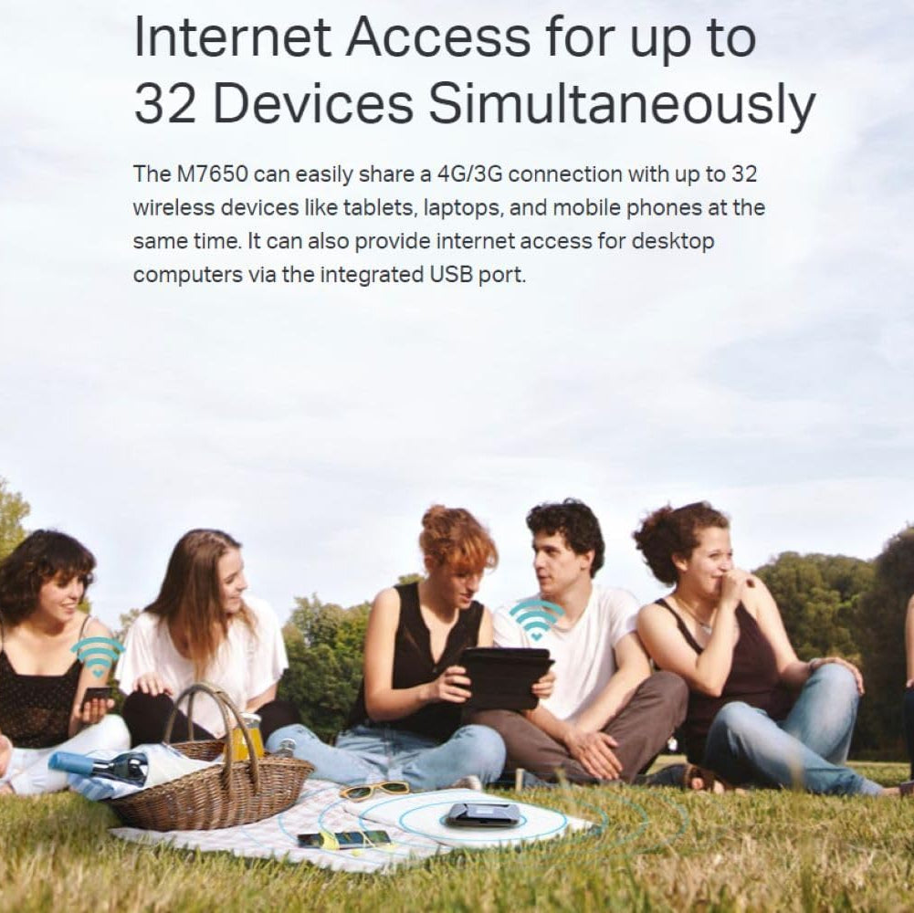 TP-Link M7650 | 600 Mbps LTE-Advanced Mobile Wi-Fi M7650 - متجر نصر