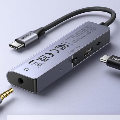 UGREEN USB-C to 3.5mm DAC & 60W PD Adapter | Model 90518 متجر نصر