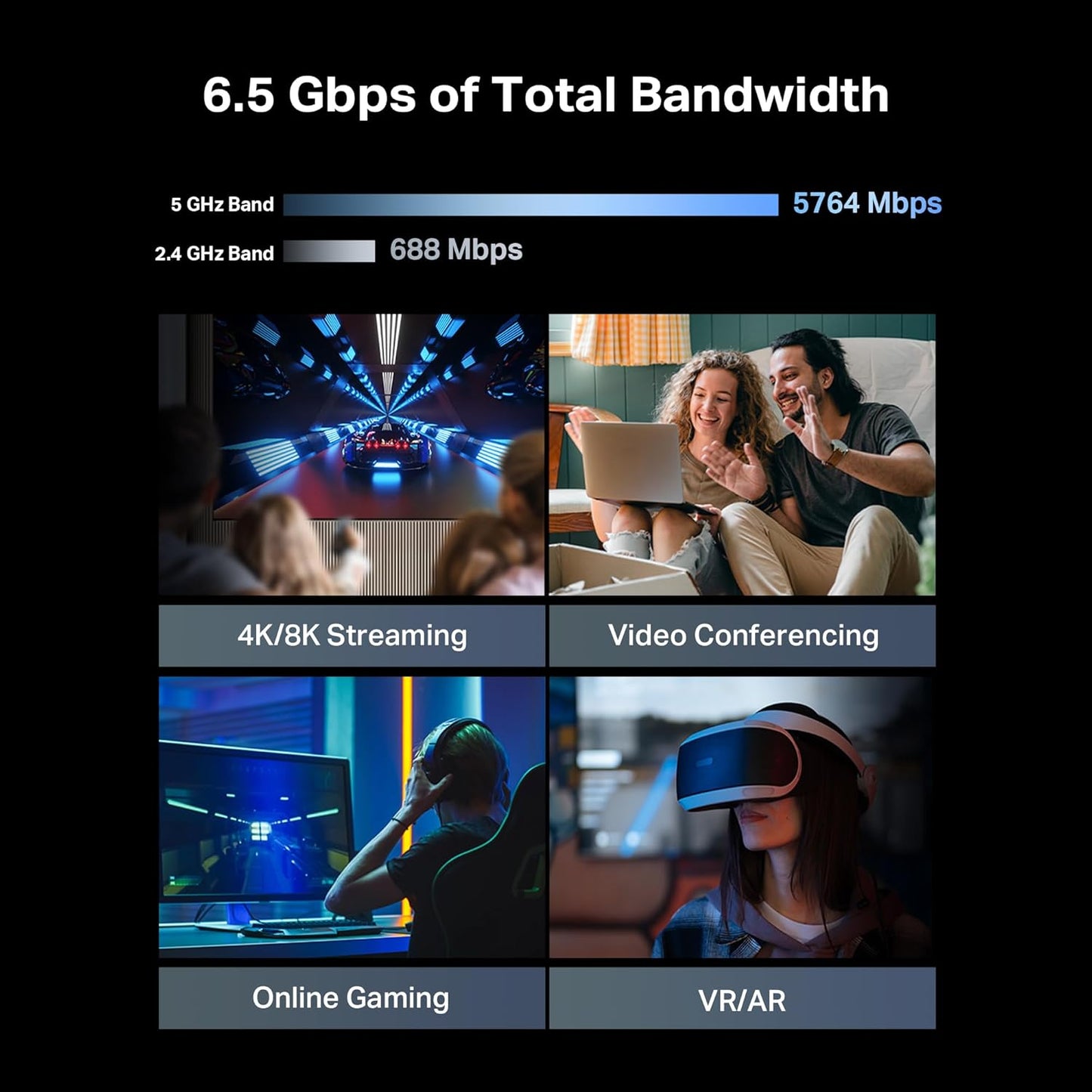 Tp-Link Archer BE400 | BE6500 Dual-Band Wi-Fi 7 Router متجر نصر