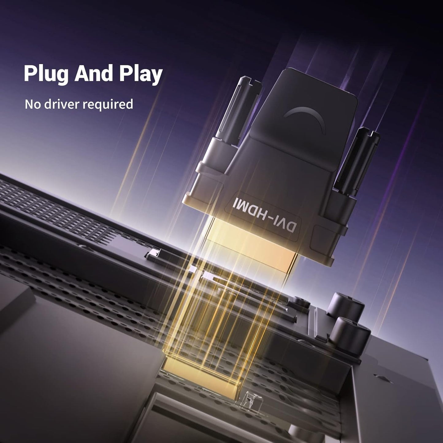 UGREEN DVI 24+1 Male to HDMI Female Adapter - 20124 متجر نصر