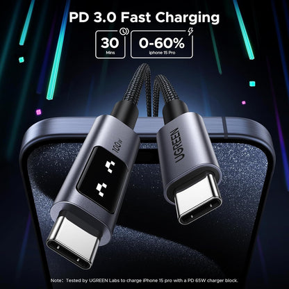 UGREEN Uno USB-C to USB-C PD Fast Charging Cable 5A Max 100W / L509 متجر نصر