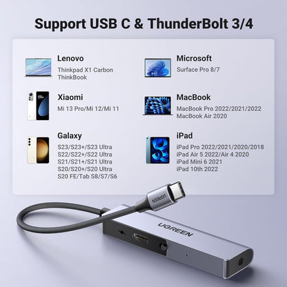 UGREEN USB-C to 3.5mm DAC & 60W PD Adapter | Model 90518 متجر نصر