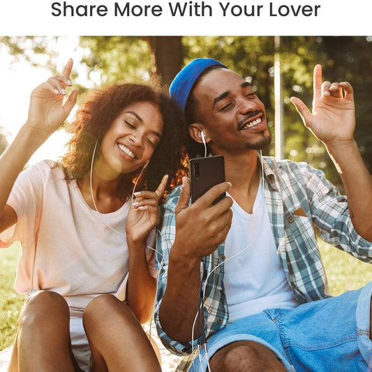 UGREEN USB Type-C to 3.5MM 2 Female Audio Cable / 30732 متجر نصر