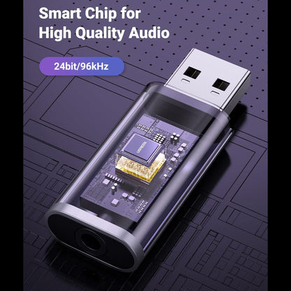 UGREEN USB External Stereo Sound Adapter / 80864 متجر نصر