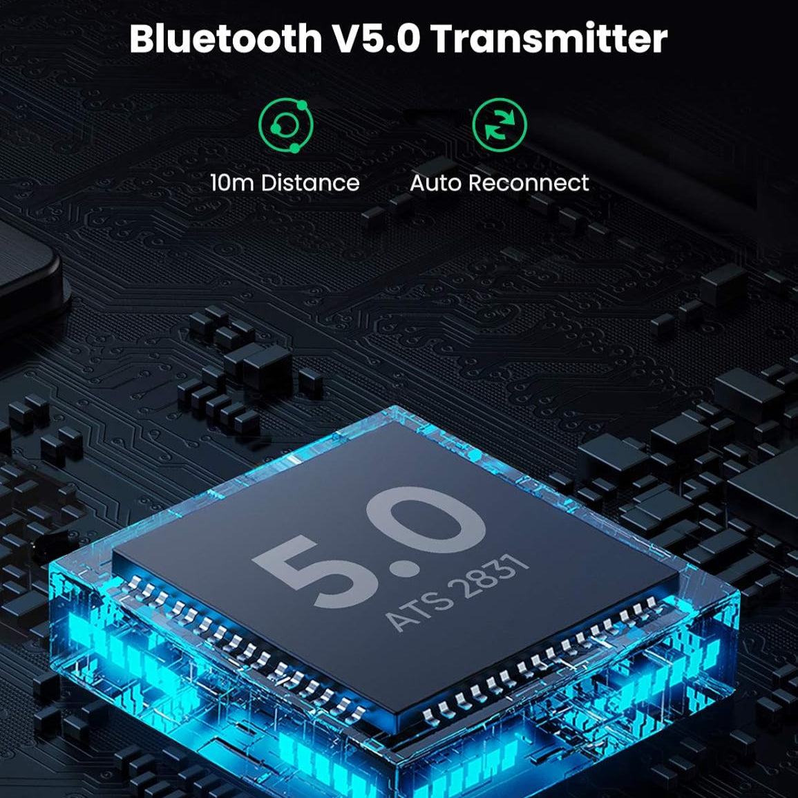 Ugreen USB2.0 Bluetooth 5.0 Transmitter / 10928 - متجر نصر