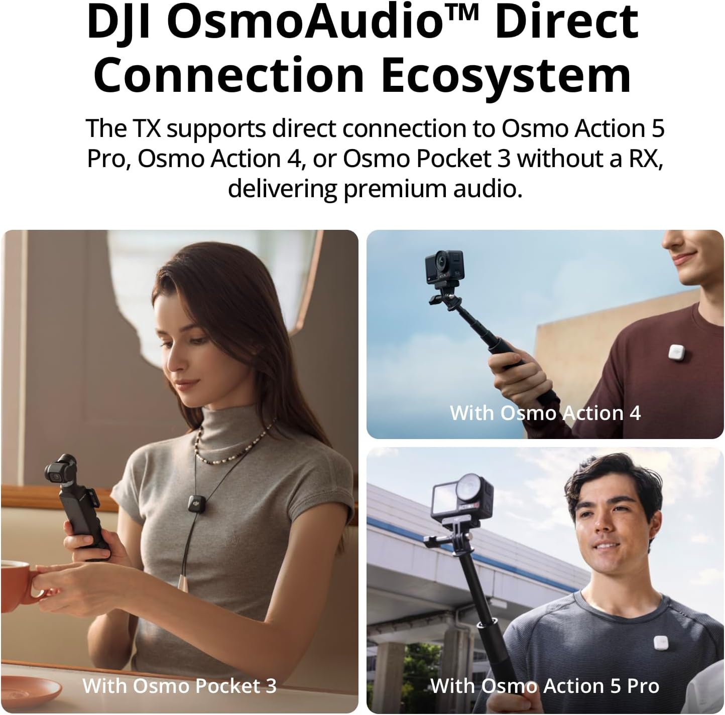 DJI Mic Mini (2 TX + 1 RX ) - متجر نصر