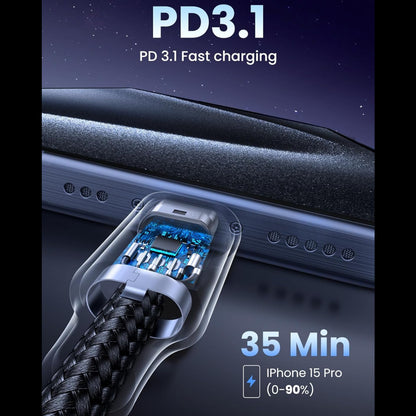 UGREEN USB-C to USB-C PD 3.1 (240W Max) Charger Cable / US535 متجر نصر