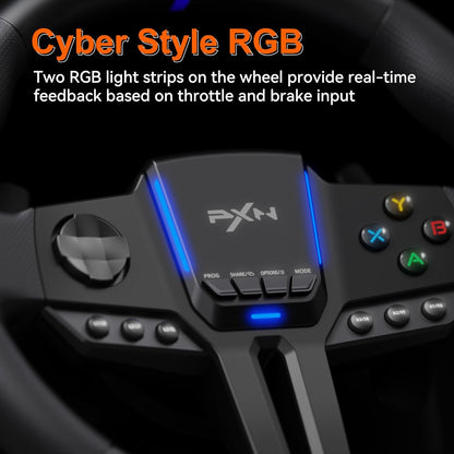 Pxn V900 Gaming Steering Wheel with Linear Pedals متجر نصر