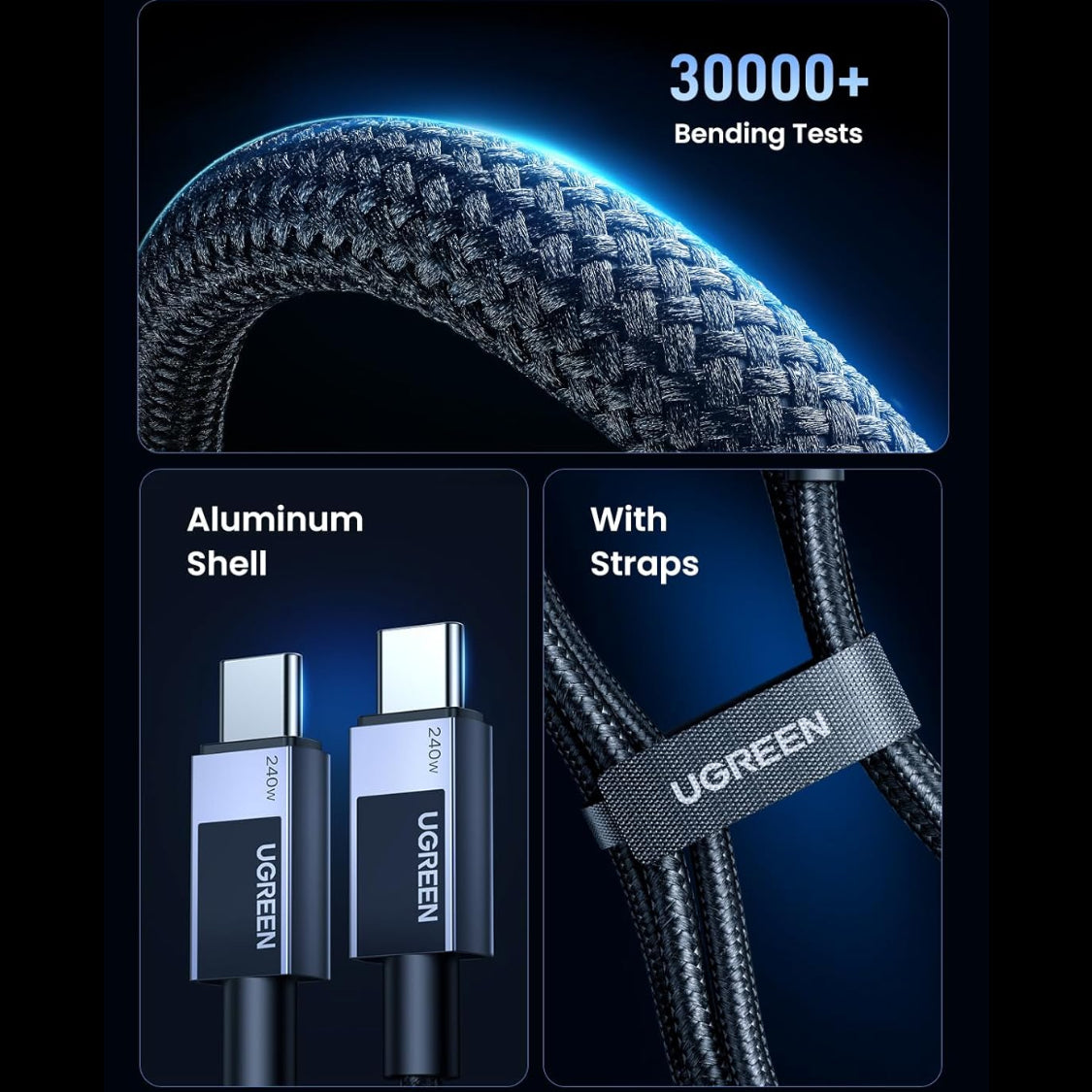 UGREEN USB-C TO USB-C Cable 240W PD Fast Charging Cable /L513 متجر نصر