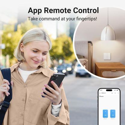 SONOFF ZBM5 Zigbee smart wall switch (UK) متجر نصر