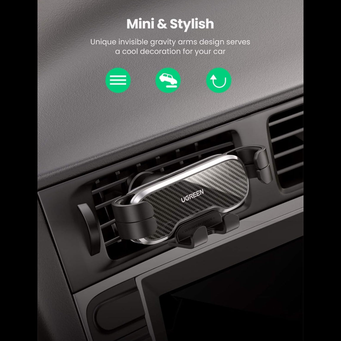 UGREEN Gravity Drive Air Vent Car Mount Phone Holder / 80539 متجر نصر