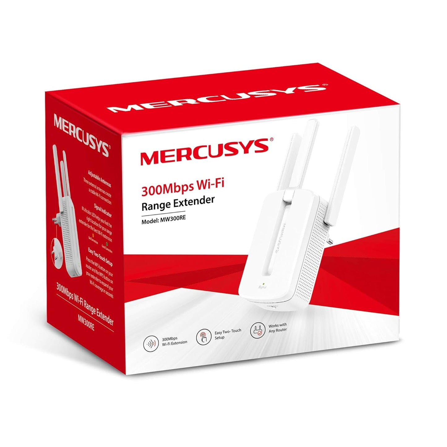 Mercusys 300Mbps Wi-Fi Range Extender / MW300RE