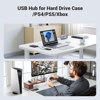UGREEN USB Hub 3.2 Ultra Slim Data Hub 4 Ports with LED Indicator / 15548 متجر نصر