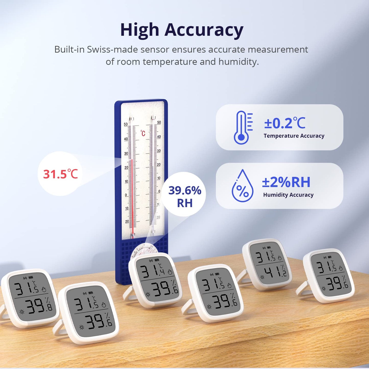 Sonoff SNZB-02D Zigbee LCD Smart Temperature & Humidity Sensor – High-Precision Monitoring with Real-Time Display - متجر نصر