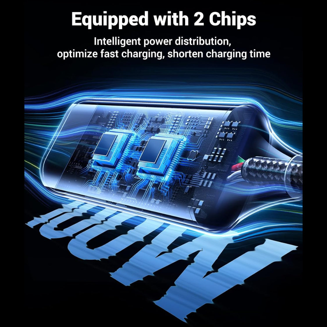 UGREEN 2-in-1 Universal 100W PD Fast Charging Cable (1.5 Meter) /35087 متجر نصر