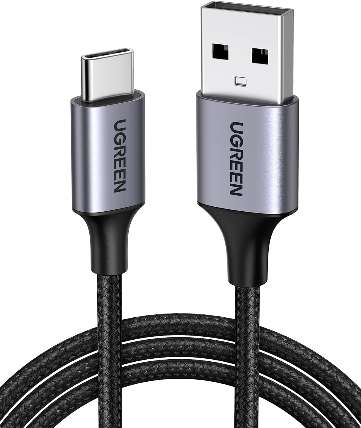 Ugreen USB A to C Quick Charging Cable (Black) / 60126-60127-60128