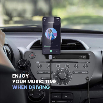 UGREEN USB C to 3.5mm Braided Aux to USB C Car Stereo Audio Headphone Jack Type C Earphone Lead / 30633 متجر نصر