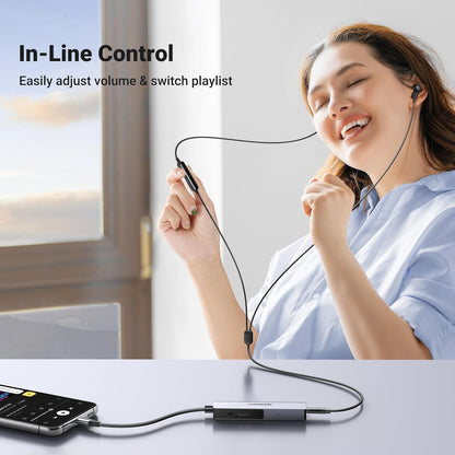 UGREEN USB-C to 3.5mm DAC & 60W PD Adapter | Model 90518 متجر نصر
