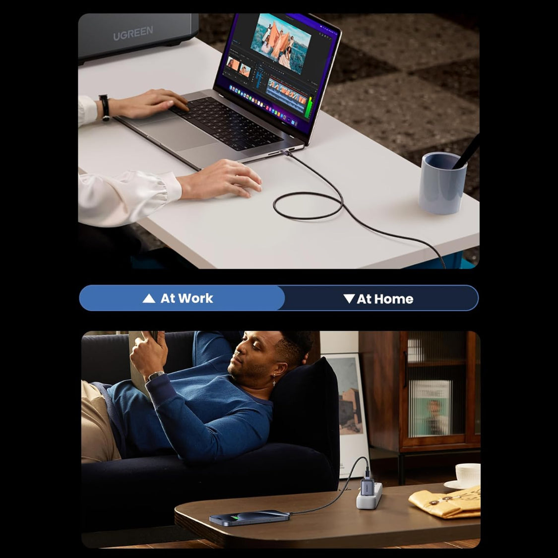 UGREEN USB-C TO USB-C Cable 240W PD Fast Charging Cable /L513 متجر نصر