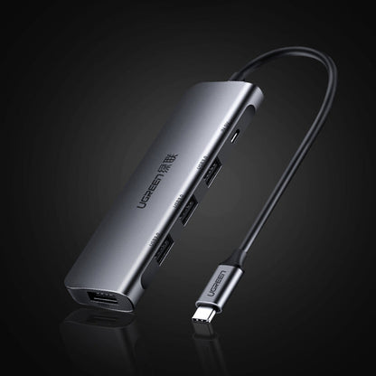 UGREEN USB-C MULTIFUNCTION 5-IN-1 | 4K HDM USB C HUB |70495 متجر نصر