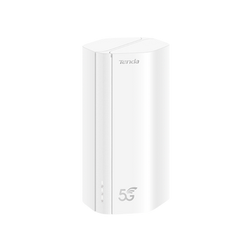 White router with 'Tenda' branding on a white background