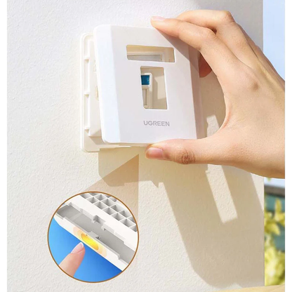 UGREEN Quadruple-Port Wall Plate 1 pc - 80443 متجر نصر