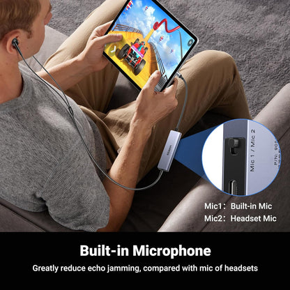 UGREEN USB-C to 3.5mm DAC & 60W PD Adapter | Model 90518 متجر نصر