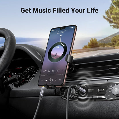 UGREEN 3.5mm Audio Cable Braided 4-Pole AUX Cord /AV183 متجر نصر