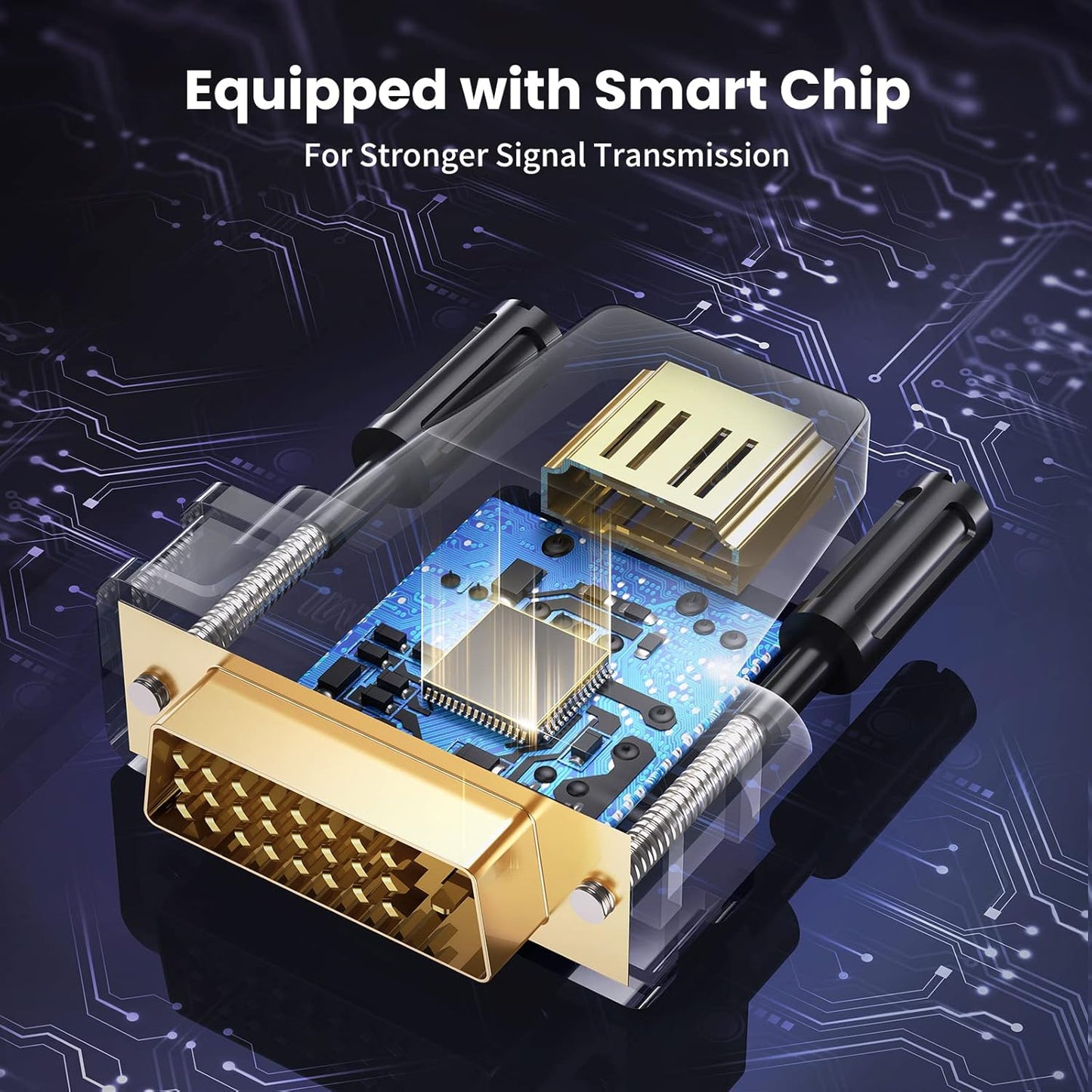 UGREEN DVI 24+1 Male to HDMI Female Adapter - 20124 متجر نصر