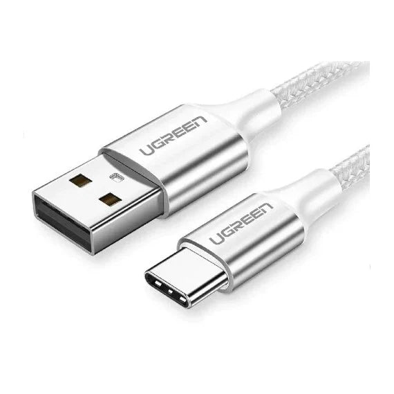 UGREEN USB-C Male To USB 2.0 A Male Cable (White) / 60121-60122-60123