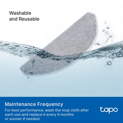 Tapo RVA301| Tapo Robot Vacuum Washable Mop Cloth متجر نصر
