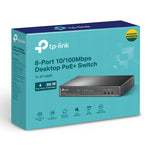 TP-Link 8-Port 10/100Mbps Desktop PoE Switch with 4-Port PoE+, 66W | TL-SF1008P - image 9