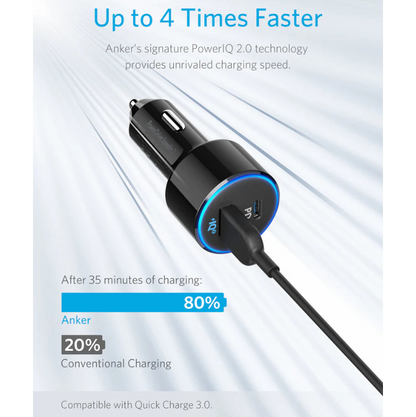 Anker PowerDrive PD+2 Car Charger متجر نصر