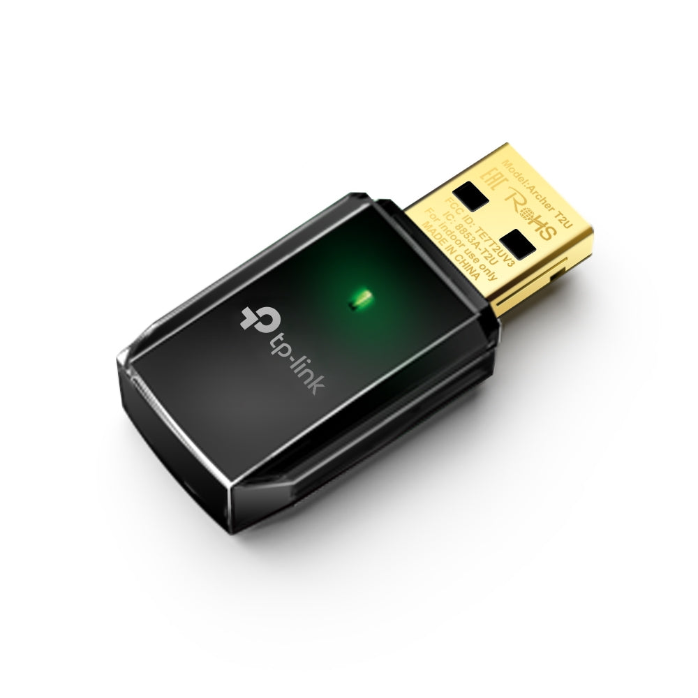 Archer AC600 Wireless Nano USB Adapter, Dual Band USB Adapter / Archer T2U