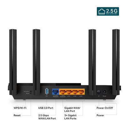 Archer AX55 Pro / AX3000 Multi-Gigabit Wi-Fi 6 Router with 2.5G Port متجر نصر