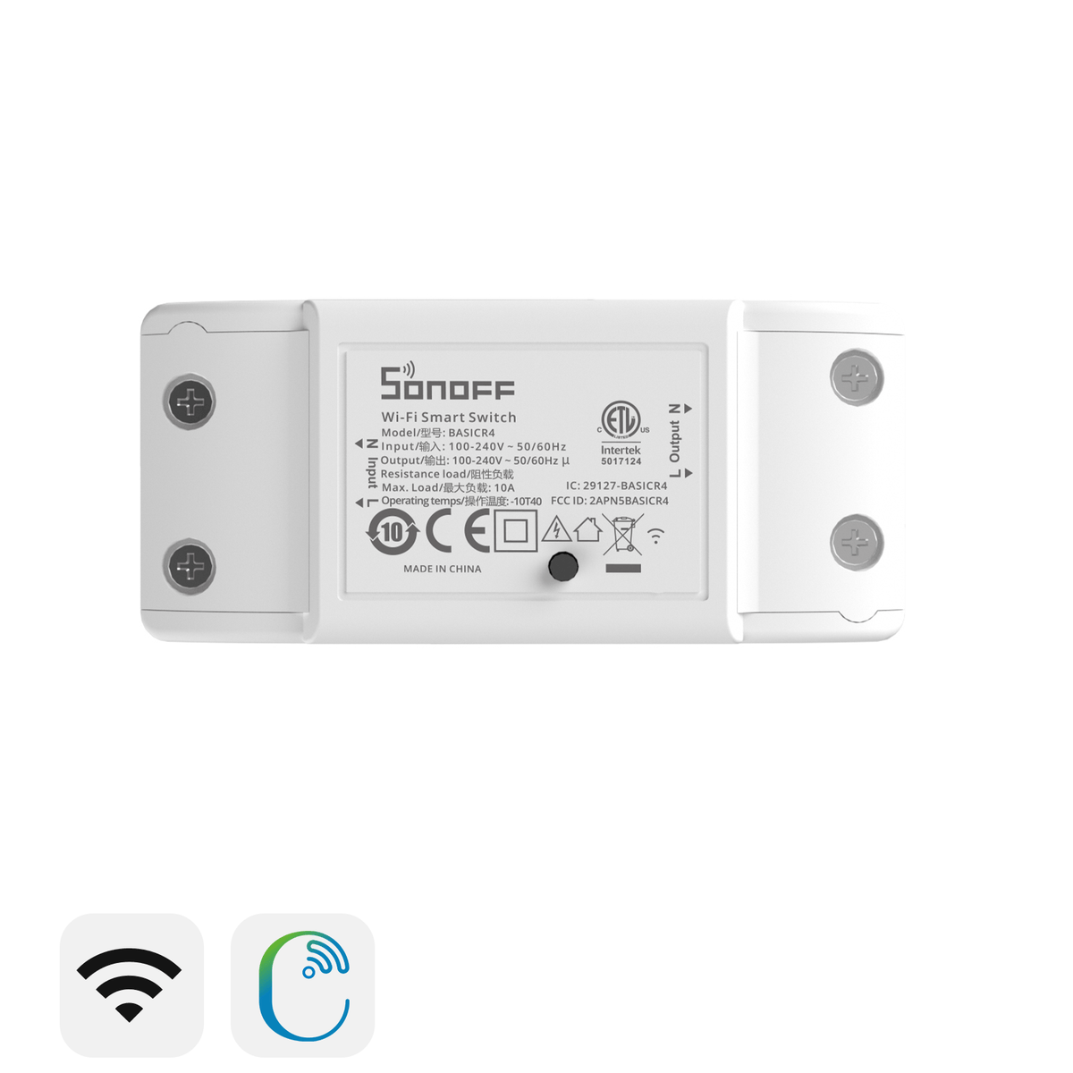 Sonoff-C BASICR4 Wi-Fi Smart Switch 10A | BASICR4 - متجر نصر