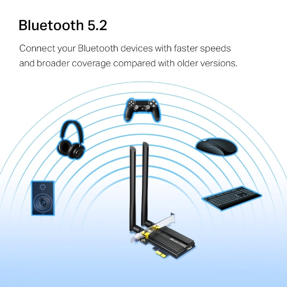 AX3000 Wi-Fi 6 Bluetooth 5.2 PCIe Adapter /TX50E