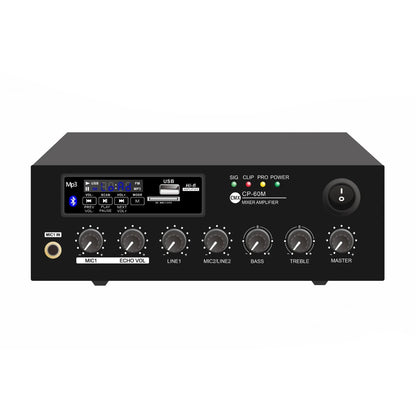 CMX CP-60M Mini Mixer Amplifier | 60W Bluetooth PA Amplifier