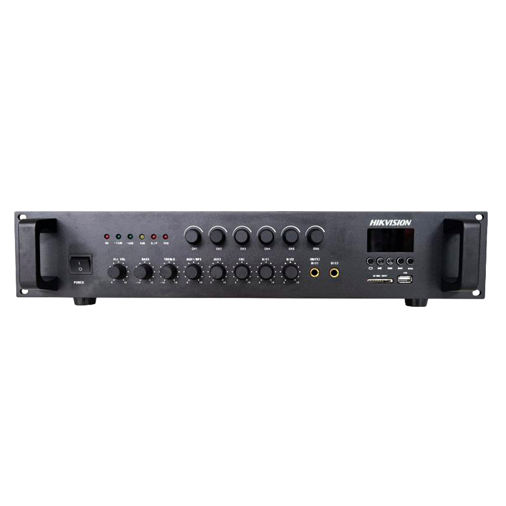 Hikvision-C 240W 6-Zone Analog Amplifier | DS-QAE0A240G1-VB6 - متجر نصر