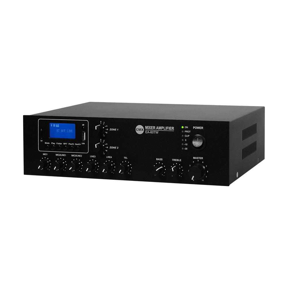 CMX EA-120T 2-Zone Mixer Amplifier | 120W Bluetooth PA Amplifier - متجر نصر