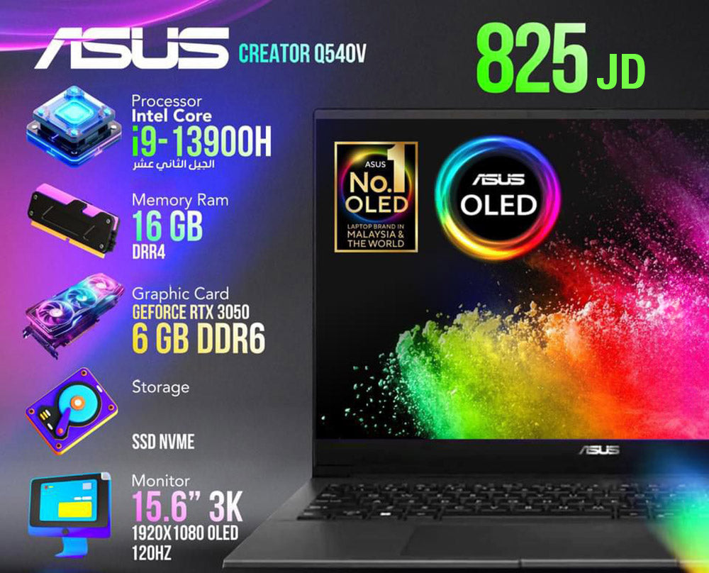 ASUS Creator i9 13900H Q540V