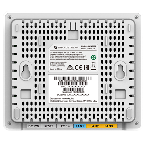 Grandstream GWN7604 AX3000 Wi-Fi 6 Access Point with Integrated 4-Port Gigabit PoE Switch - متجر نصر
