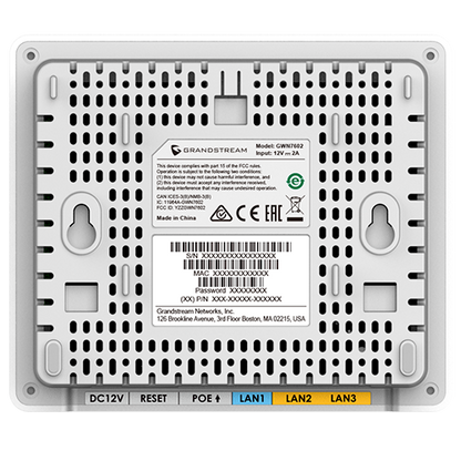 Grandstream GWN7604 AX3000 Wi-Fi 6 Access Point with Integrated 4-Port Gigabit PoE Switch